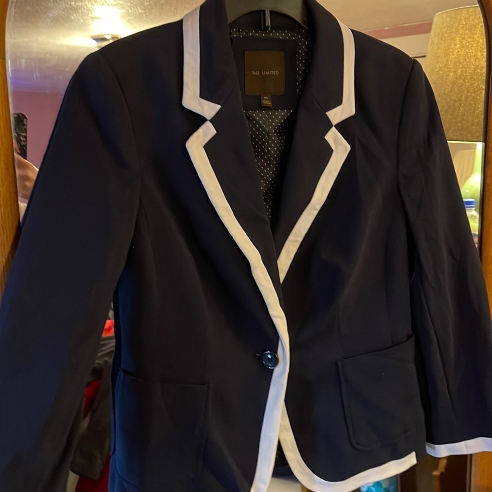 Dark navy blue suit jacket! “The limited”!